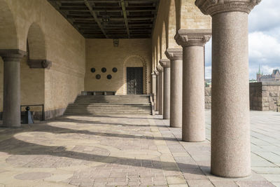 Stockholm stadshus red city hall outdoor empty