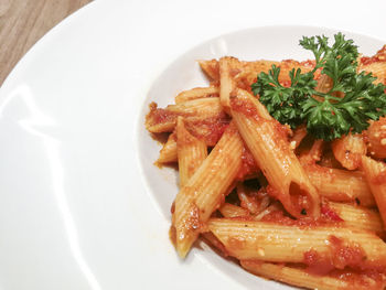 Close-up of food in plate