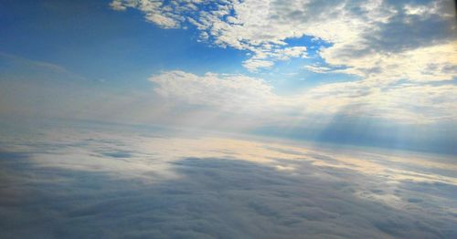 Scenic view of cloudy sky