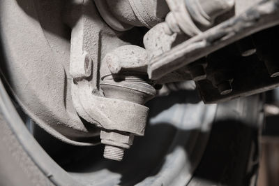 Close-up of machine part