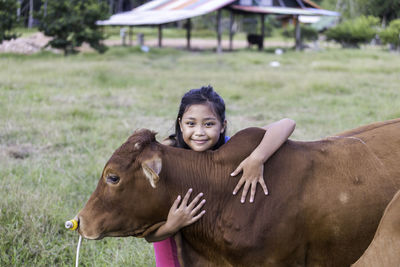 Portrait of a smiling young girl
