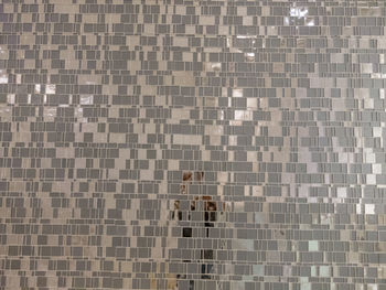 Full frame shot of patterned wall in swimming pool