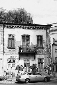 View of old building against sky