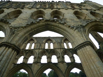 Low angle view of historical building