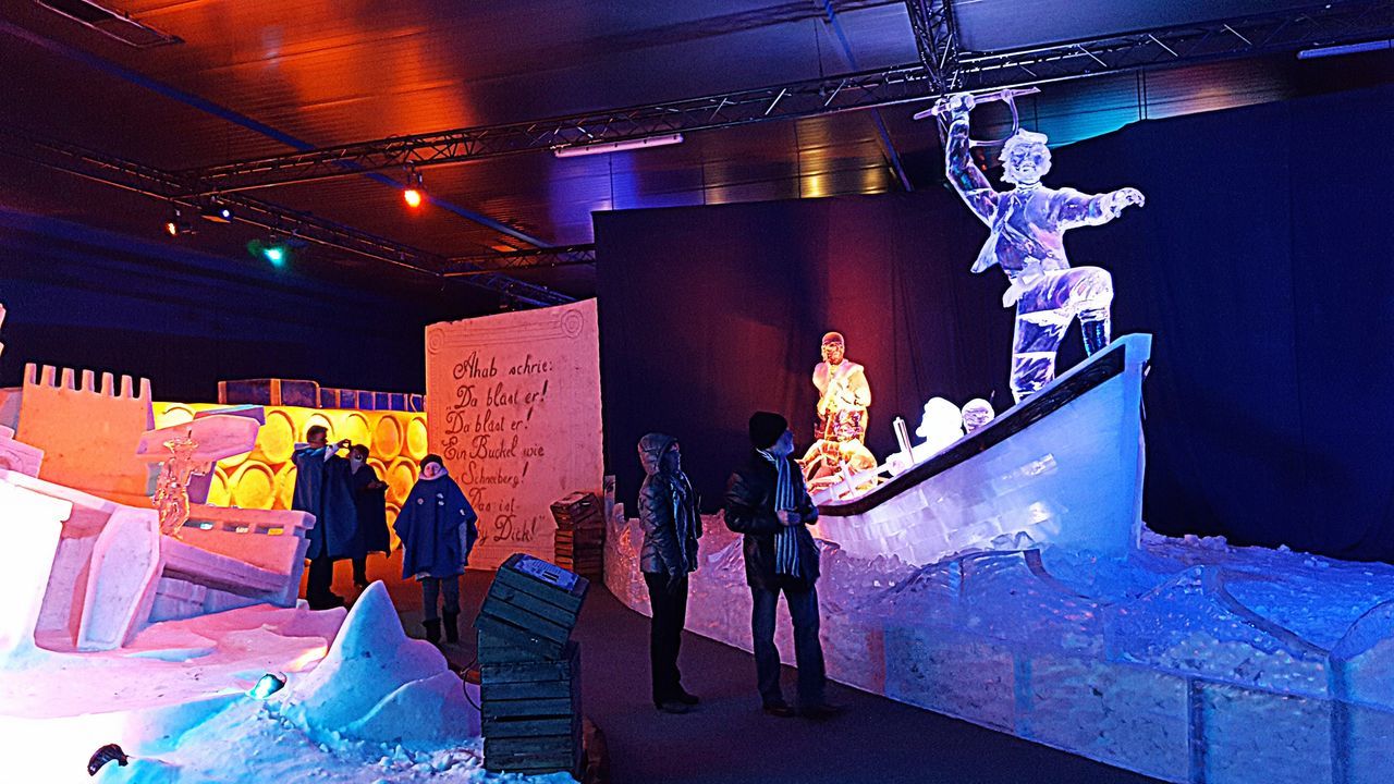 On the road in the ice world of Rostock taday 2017