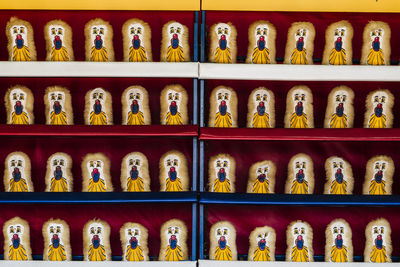 Full frame shot of containers