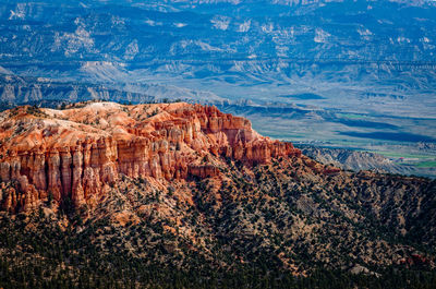 Scenic view of dramatic landscape