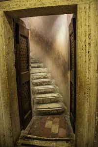 Staircase of old building