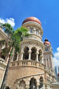 Low angle view of historical building against sky