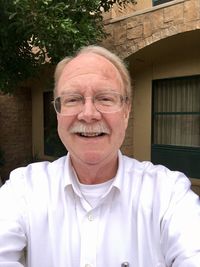 Portrait of smiling mid adult man