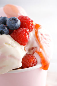 Close-up of dessert
