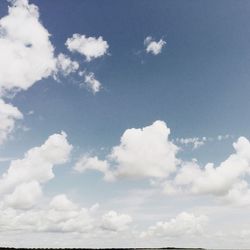 Low angle view of sky