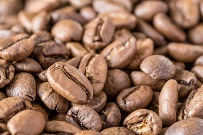 Full frame shot of coffee beans