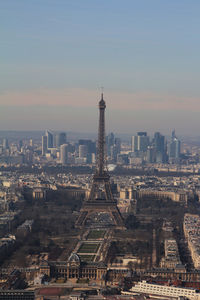 Aerial view of buildings in city