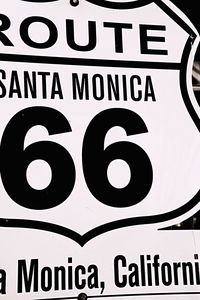 Close-up of information sign