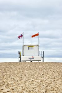 Beach and lifeguard station