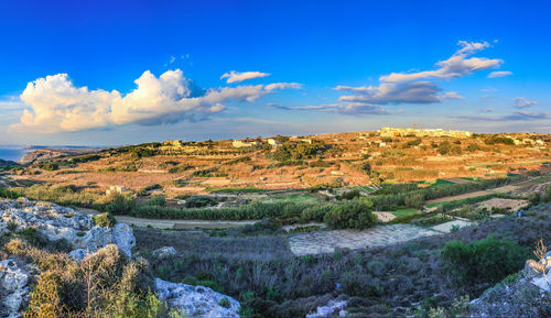 Scenic view of river against sky