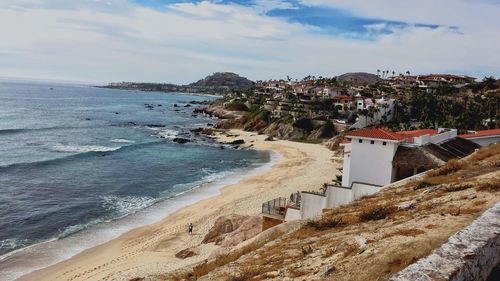 Panoramic view of sea against sky