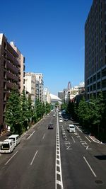 View of city street