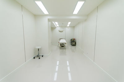 View of hospital corridor