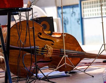 View of guitar