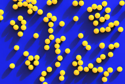 Defocused image of illuminated lights