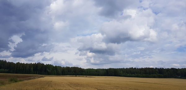 Panoramic view of landscape against sky