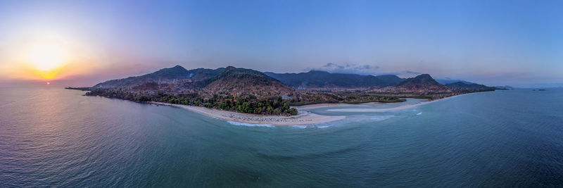 Panorama of number two beach
