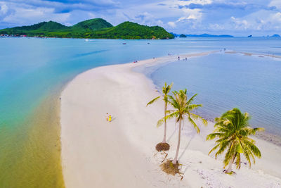 Scenic view of beach