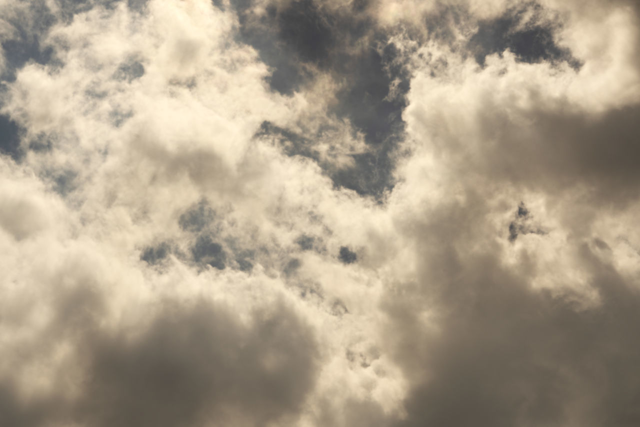 LOW ANGLE VIEW OF CLOUDSCAPE