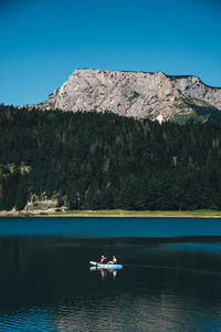 Scenic view of lake in durmitor national park