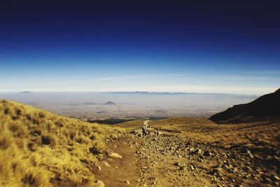 Scenic view of landscape at nevado de toluca national park