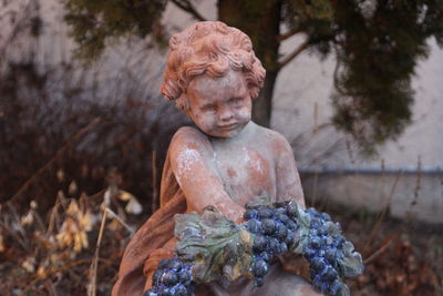 Close-up of statue