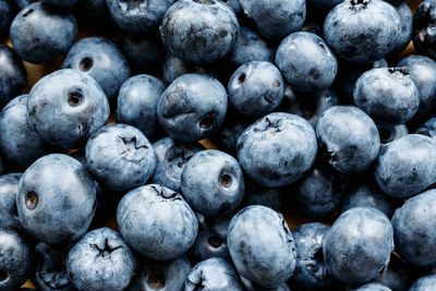 Full frame shot of blueberries