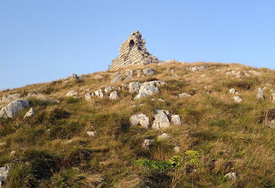 Ruined church on rtanj mountain