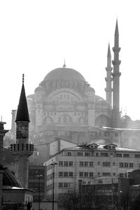 View of cathedral against clear sky