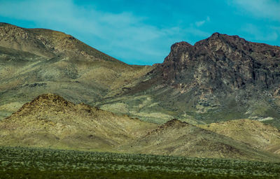 Mountains against sky