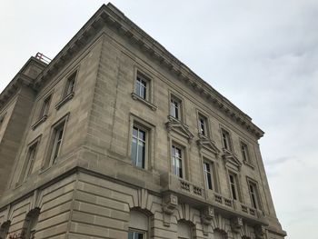 Low angle view of building against sky
