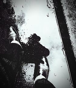 Rain drops on glass window