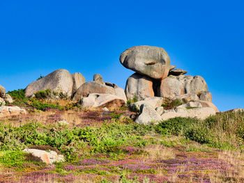 View of rock formations