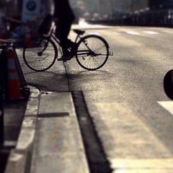 Close-up of bicycle