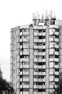 Low angle view of modern building