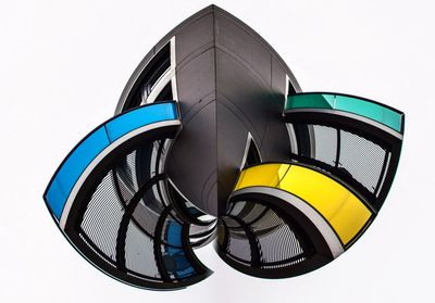 Low angle view of tree against blue sky