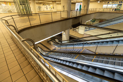 High angle view of building