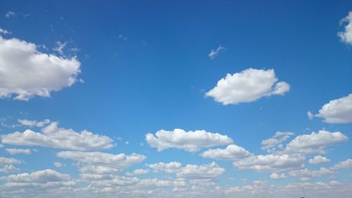 Low angle view of cloudy sky