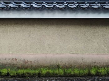Close-up view of tiled floor