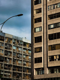 Low angle view of building against sky