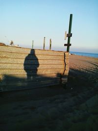 Pier on sea against sky