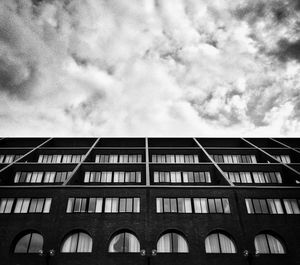 Low angle view of building against sky