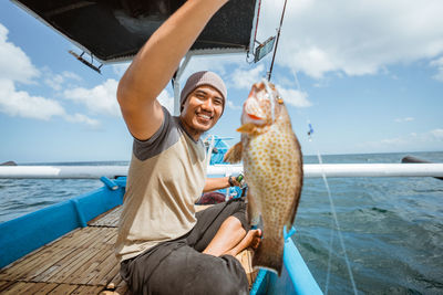 Asian fisherman